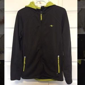 Zip-up athletics hoodie